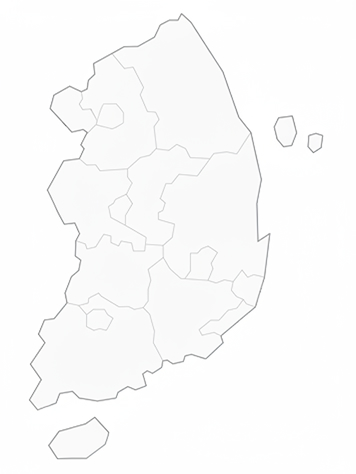 대한민국 지도